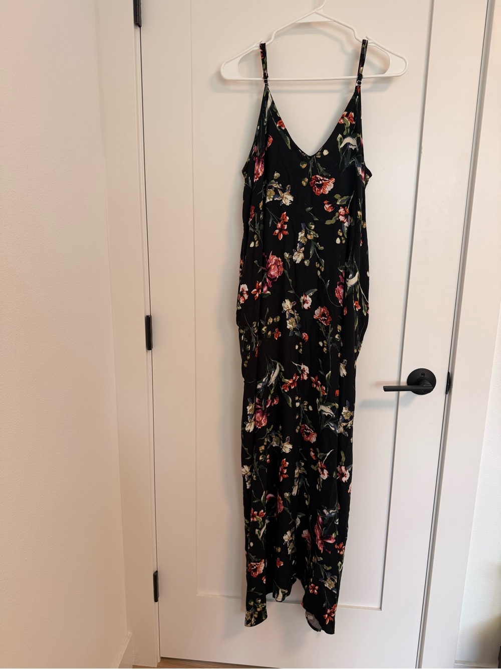 Black Floral Maxi Dress